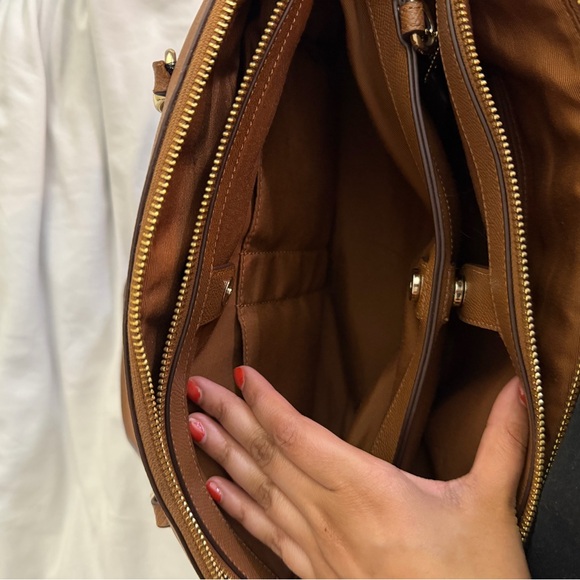 Coach Tan Leather Shoulder Bag - Picture 6 of 11